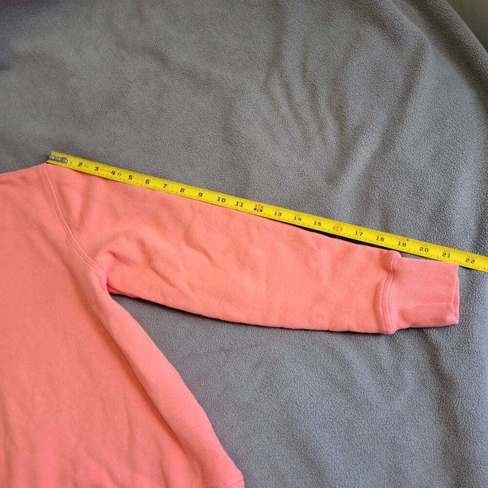 AMAZON BASICS Womens Small Pink Crew Neck Sweater Cross Stitch Detail - Picture 7 of 12